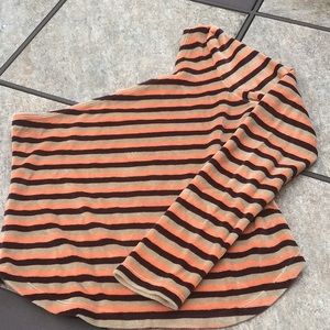 J.Crew one shoulder velour top